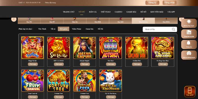 Game Slot tại nhà cái có nhiều điểm hấp dẫn